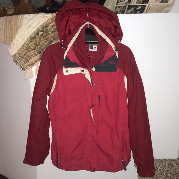 Columbia Other - Red Columbia removable fleece lining/ windbreaker
